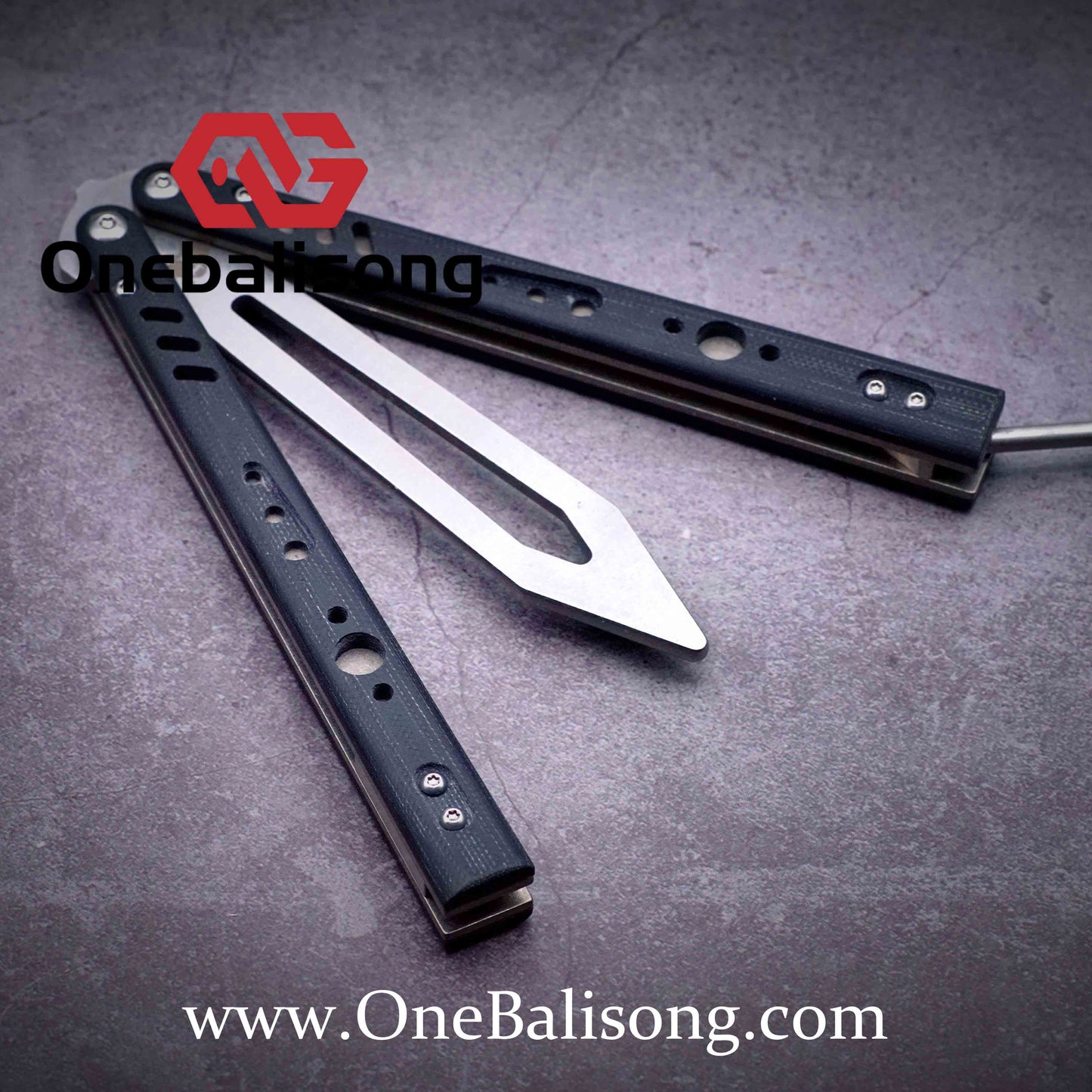 theone rep clone Titanium handle stainless steel blade Bushing