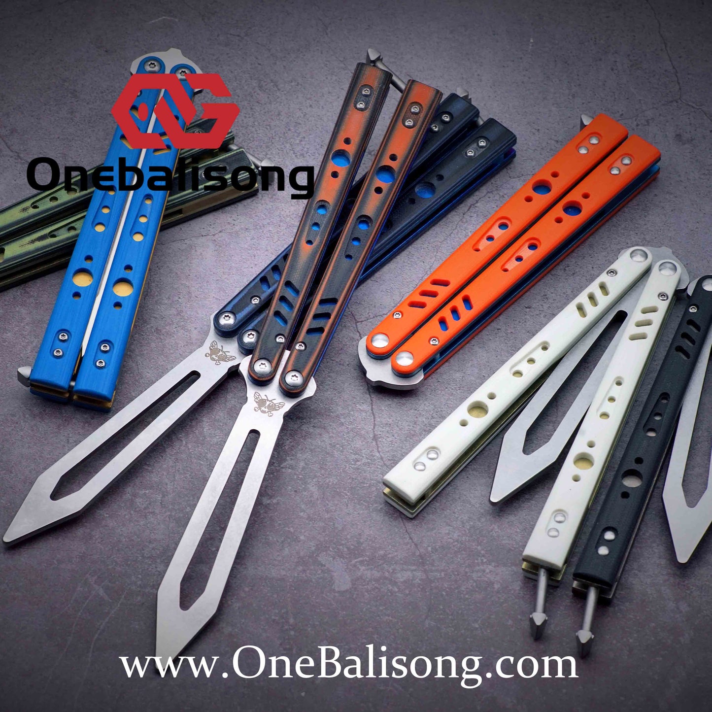 theone rep clone Titanium handle stainless steel blade Bushing