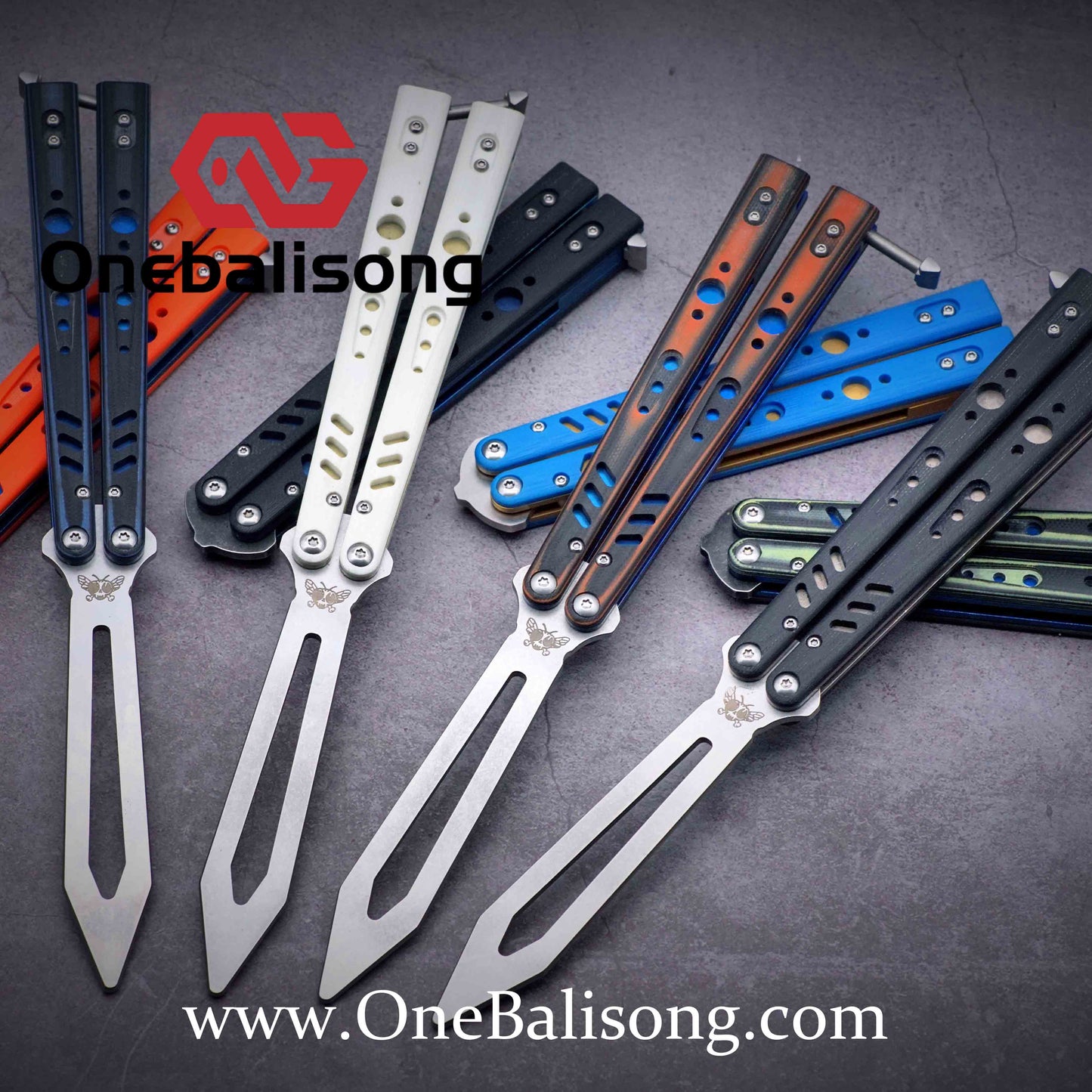 theone rep clone Titanium handle stainless steel blade Bushing