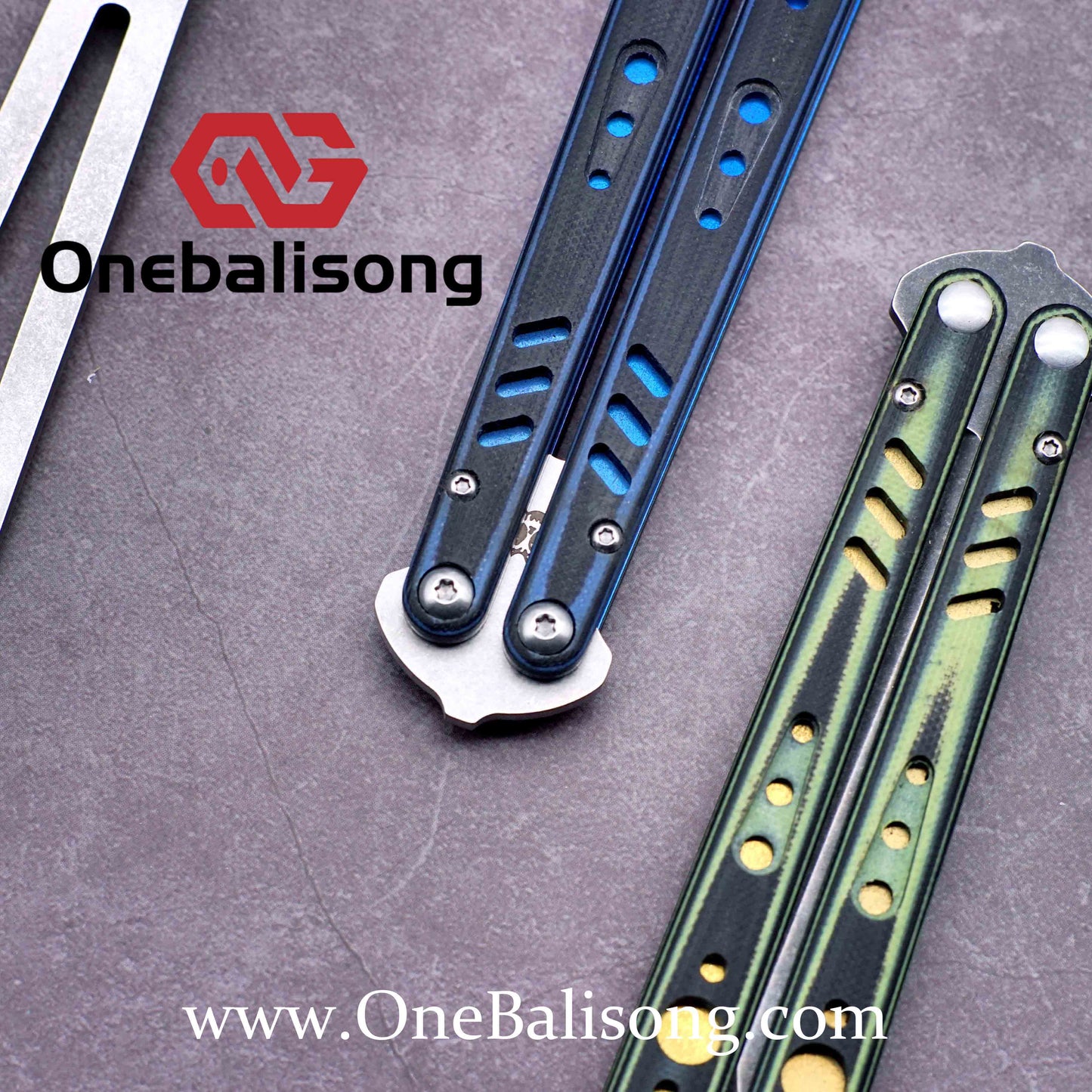 theone rep clone Titanium handle stainless steel blade Bushing