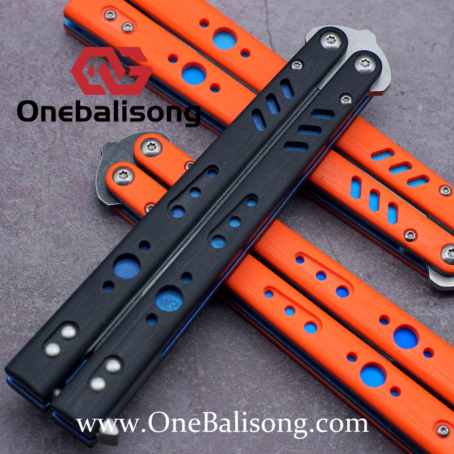 theone rep clone Titanium handle stainless steel blade Bushing