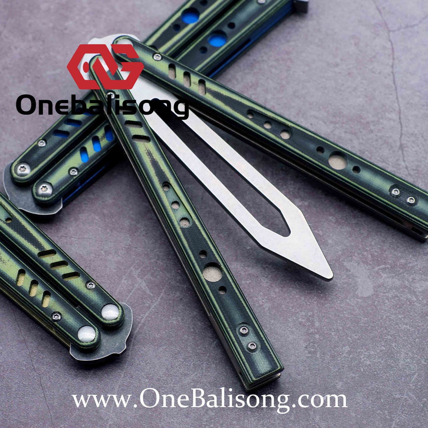theone rep clone Titanium handle stainless steel blade Bushing