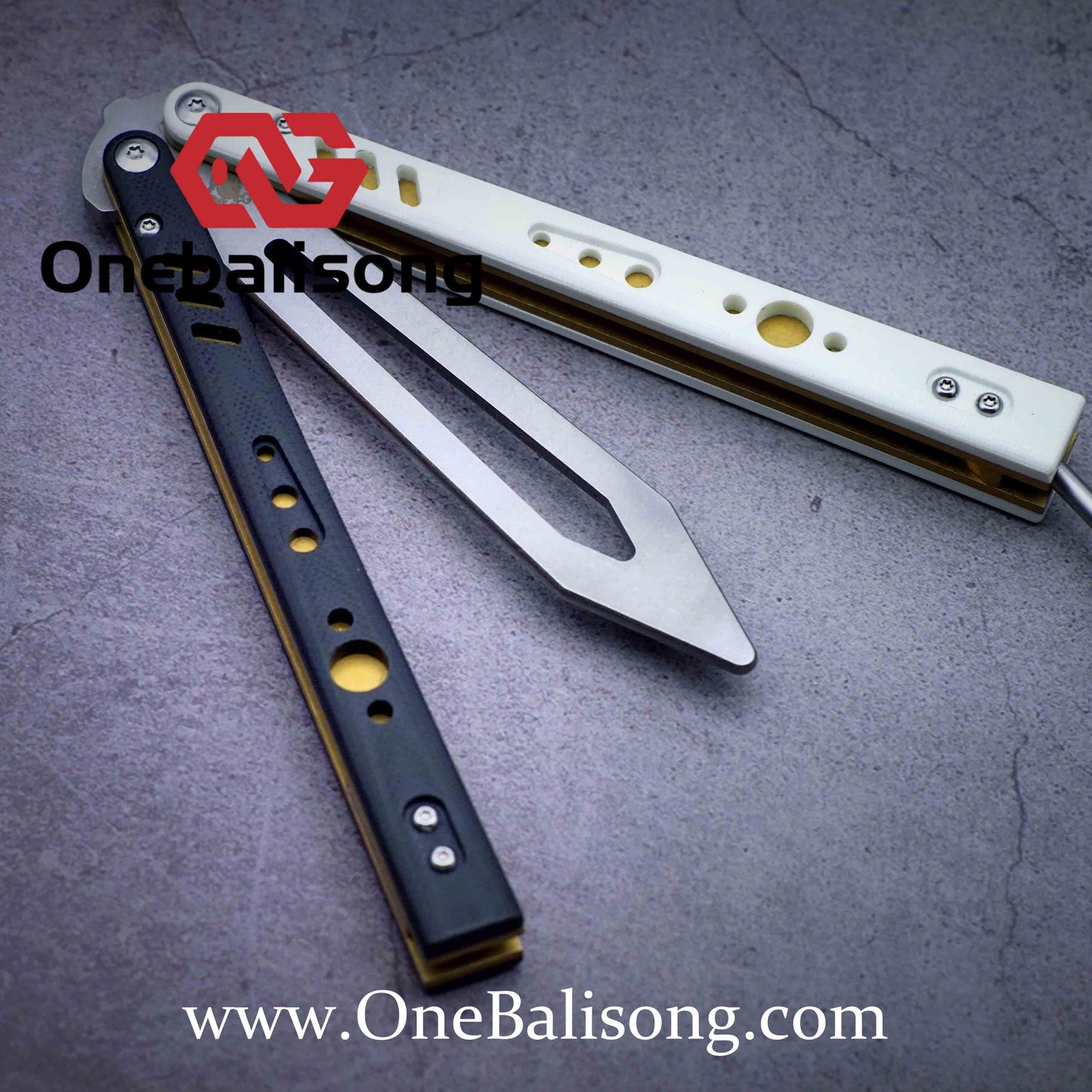 theone rep clone Titanium handle stainless steel blade Bushing