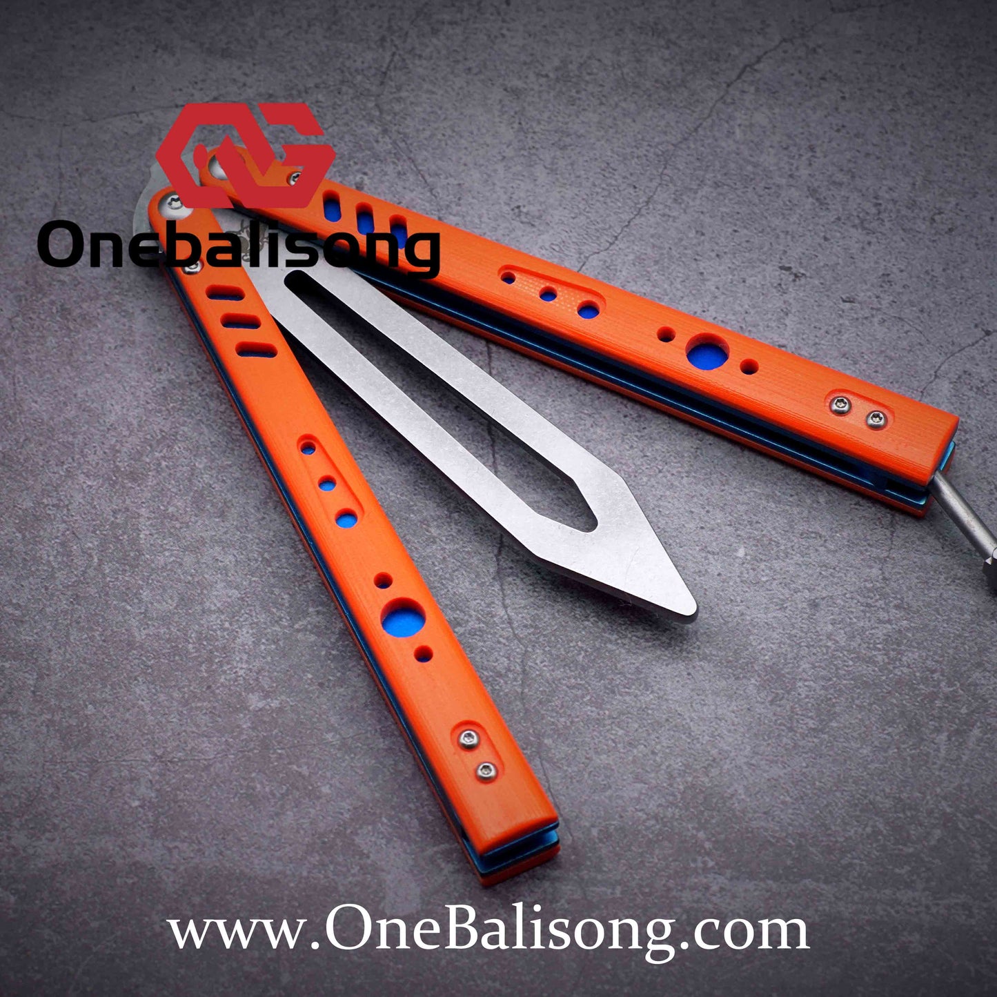 theone rep clone Titanium handle stainless steel blade Bushing