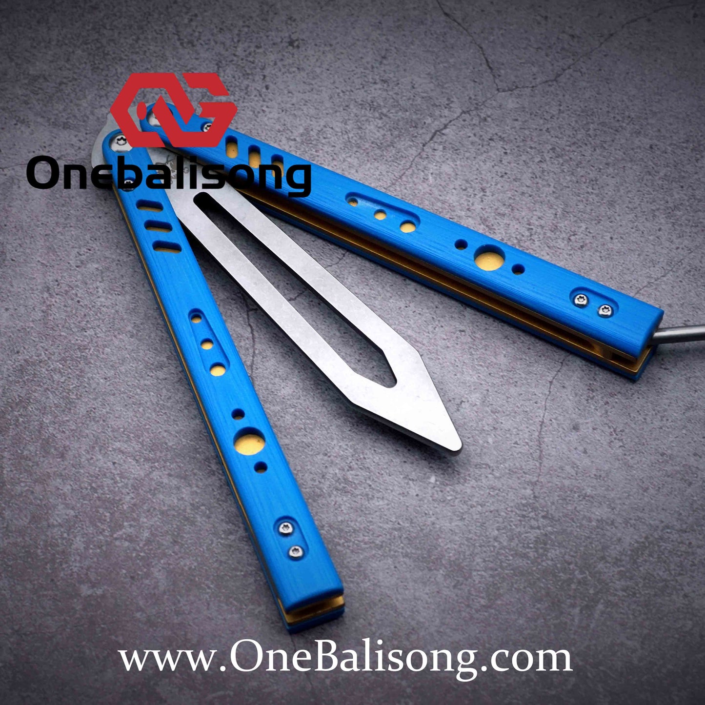 theone rep clone Titanium handle stainless steel blade Bushing
