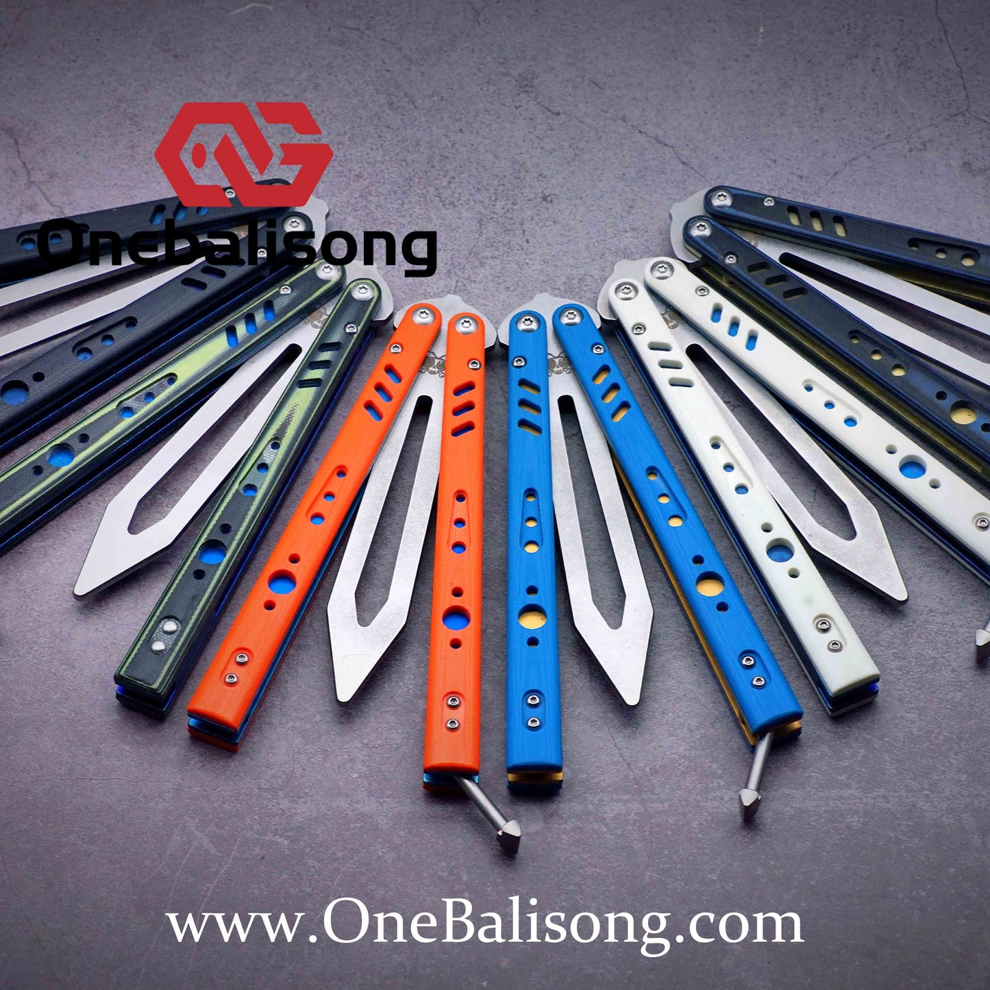 theone rep clone Titanium handle stainless steel blade Bushing