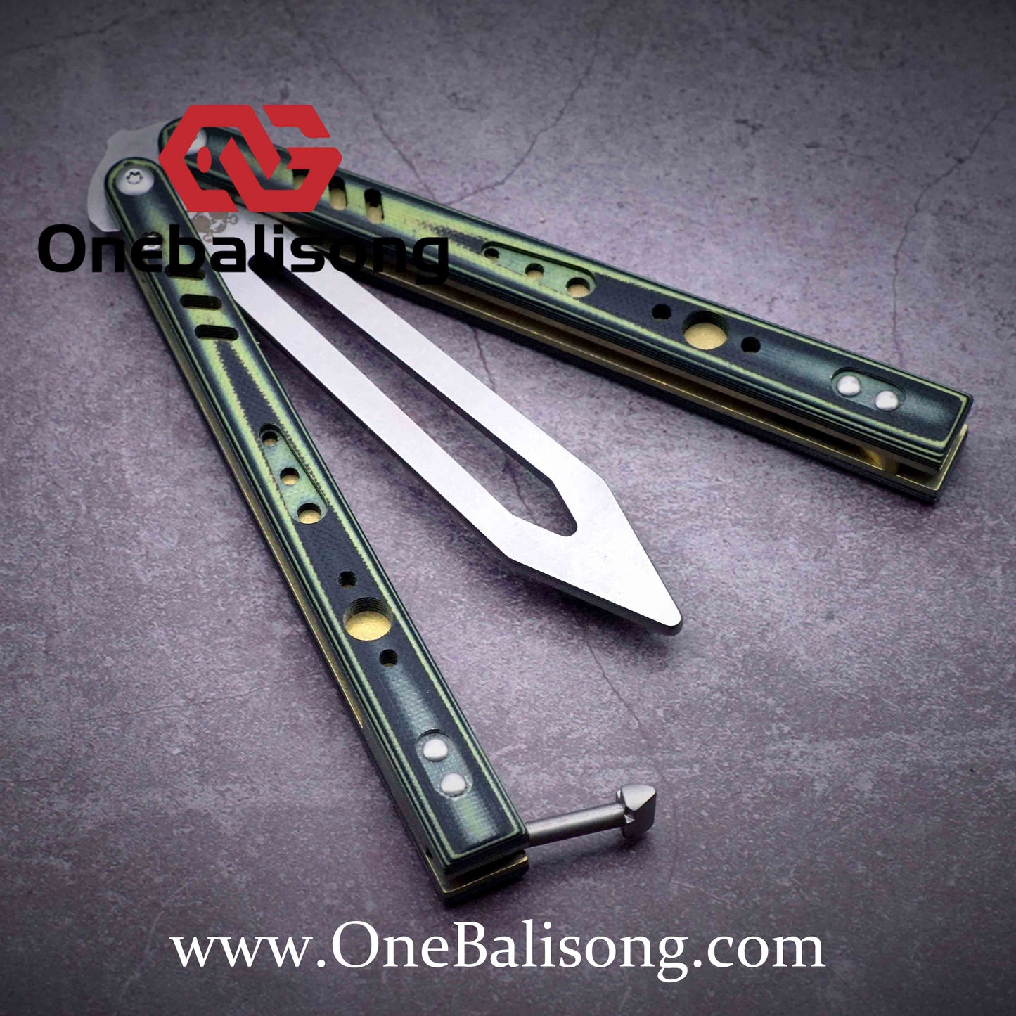 theone rep clone Titanium handle stainless steel blade Bushing