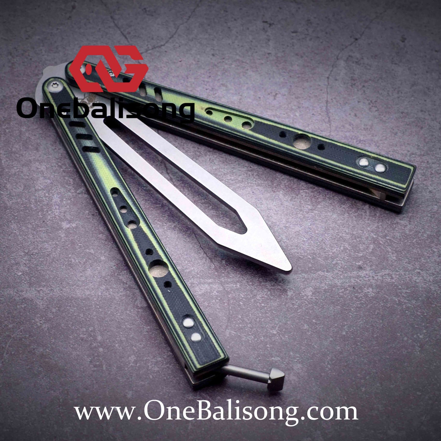 theone rep clone Titanium handle stainless steel blade Bushing