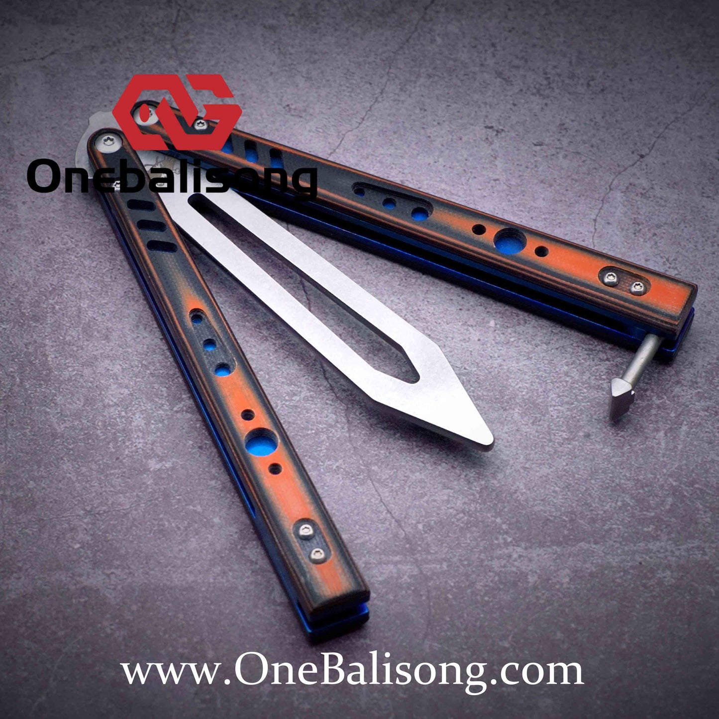 theone rep clone Titanium handle stainless steel blade Bushing