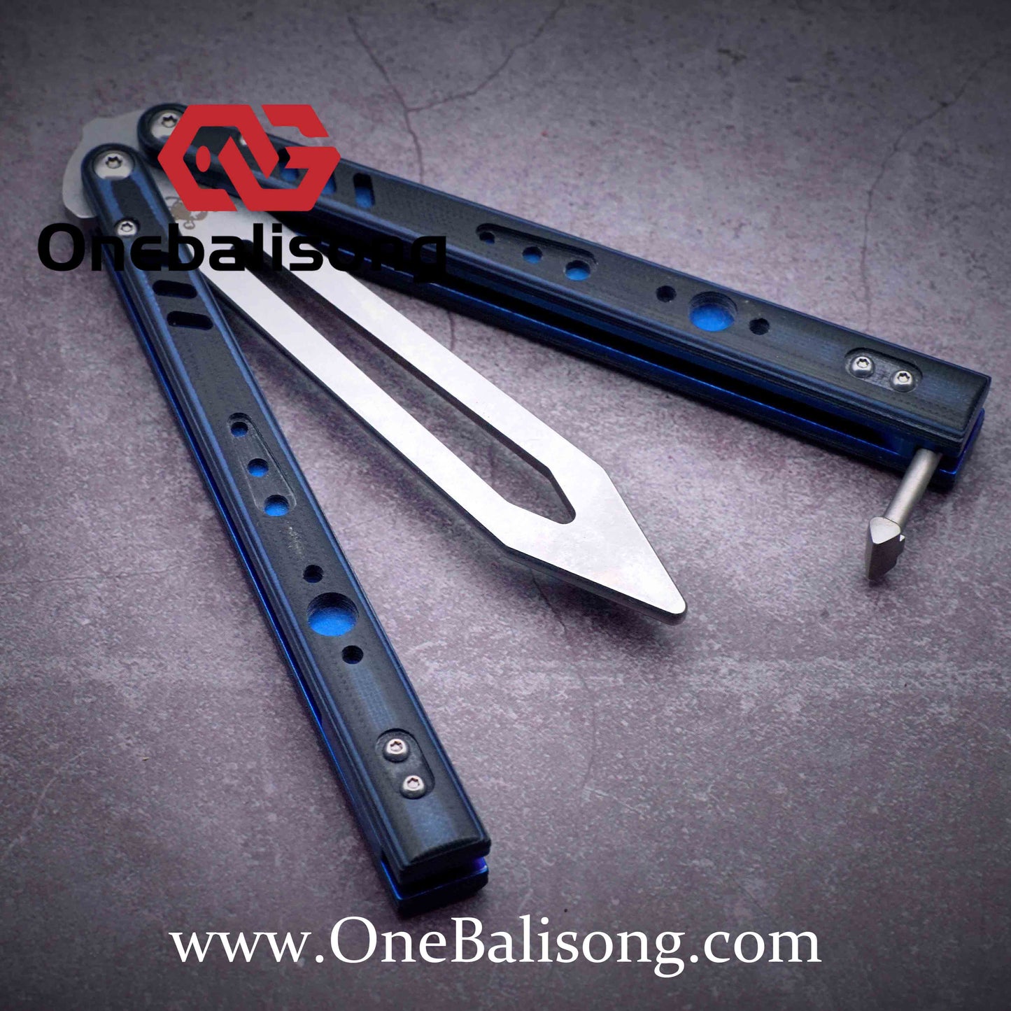 theone rep clone Titanium handle stainless steel blade Bushing