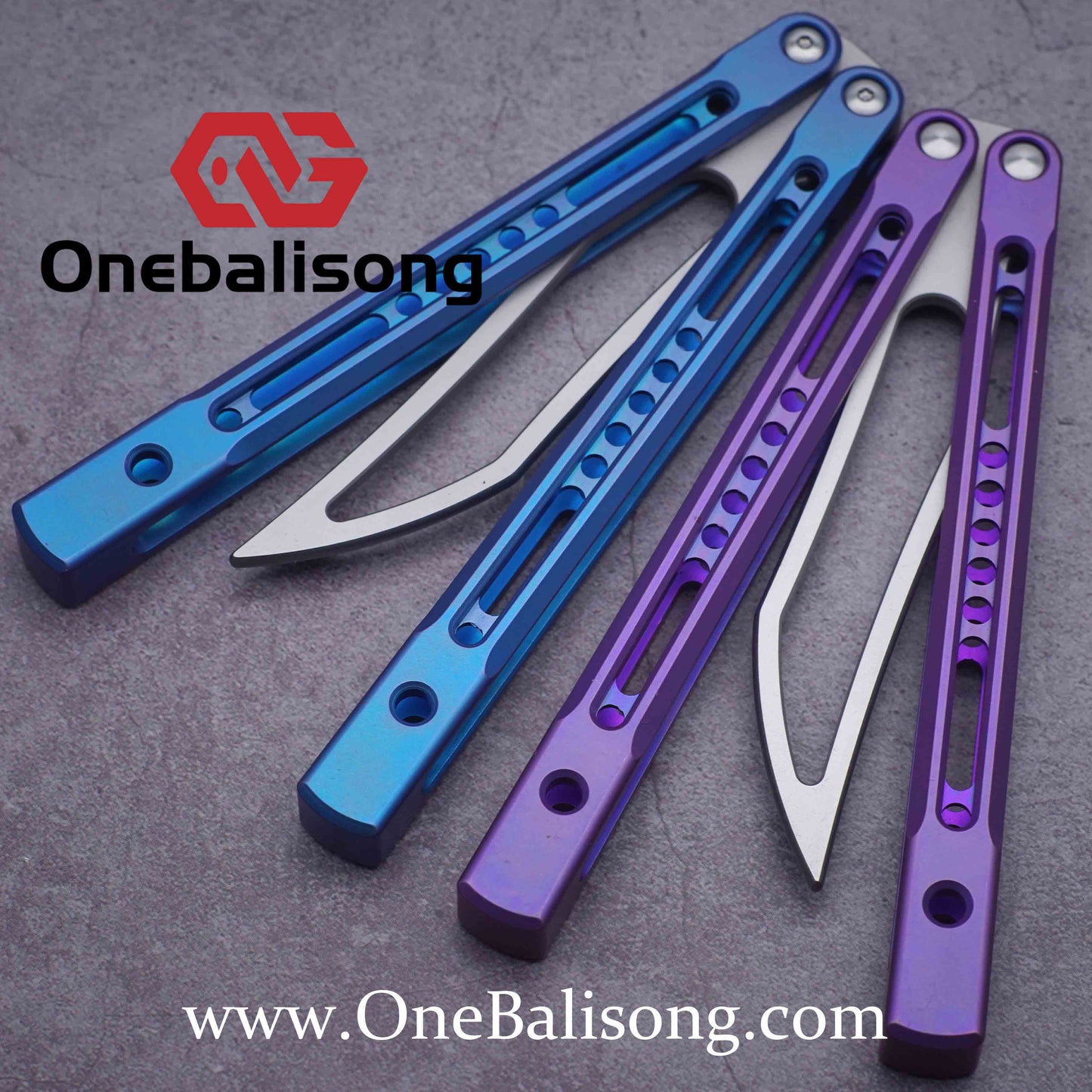 theone monarch v2 clone Titanium alloy-handle stainless steel blade bushings D2
