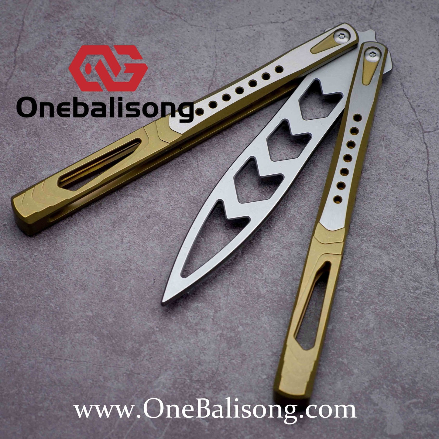 theone archon clone Titanium alloy-handle stainless steel blade bushings One-piece structure