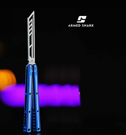 ARMED SHARK kraken v3 clone 7075 Seven series aluminum alloy handle stainless steel Trainer blade Bushings