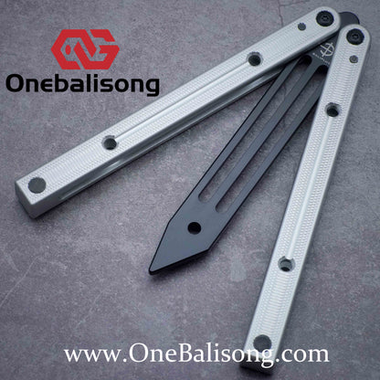 Baliplus Squidtrainer V4 Balisong Clone 7075 Aluminum Alloy Handle Stainless Steel Blade Bushing