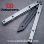 Baliplus Squidtrainer V4 Balisong Clone 7075 Aluminum Alloy Handle Stainless Steel Blade Bushing