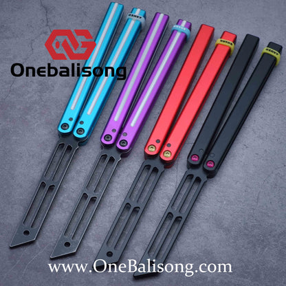 ARMED SHARK Triton V2 Balisong clone Aluminum alloy handle stainless steel blade Bushing
