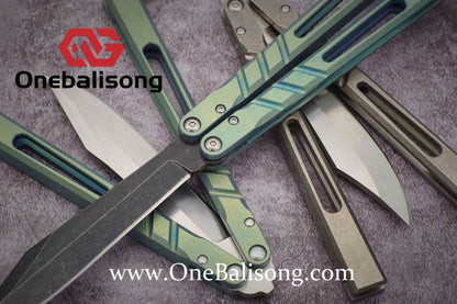 theone BRS chAB clone Titanium alloy-handle stainless steel blad One-piece structure bushings D2