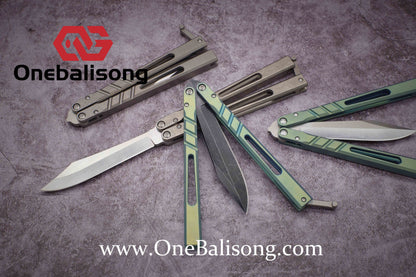 theone BRS chAB clone Titanium alloy-handle stainless steel blad One-piece structure bushings D2