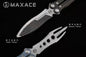 Maxaceknife Loran 2 comb trainer Titanium handle butterfly trainer