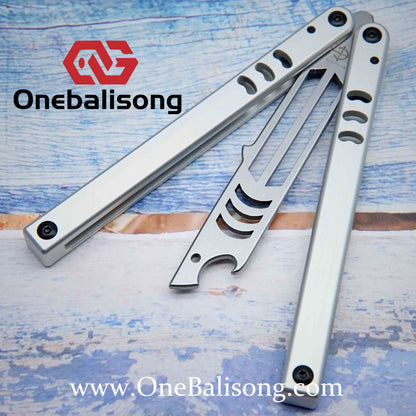 Baliplus V5 Madko Balisong Clone Aluminum Alloy Handle Stainless Steel Blade Bushing
