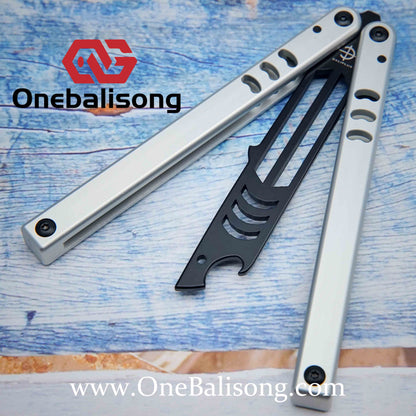 Baliplus V5 Madko Balisong Clone Aluminum Alloy Handle Stainless Steel Blade Bushing