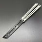Baliplus Nautilus V1 Balisong Clone Aluminum Alloy G10 Patch Handle Stainless Steel Blade Bushing