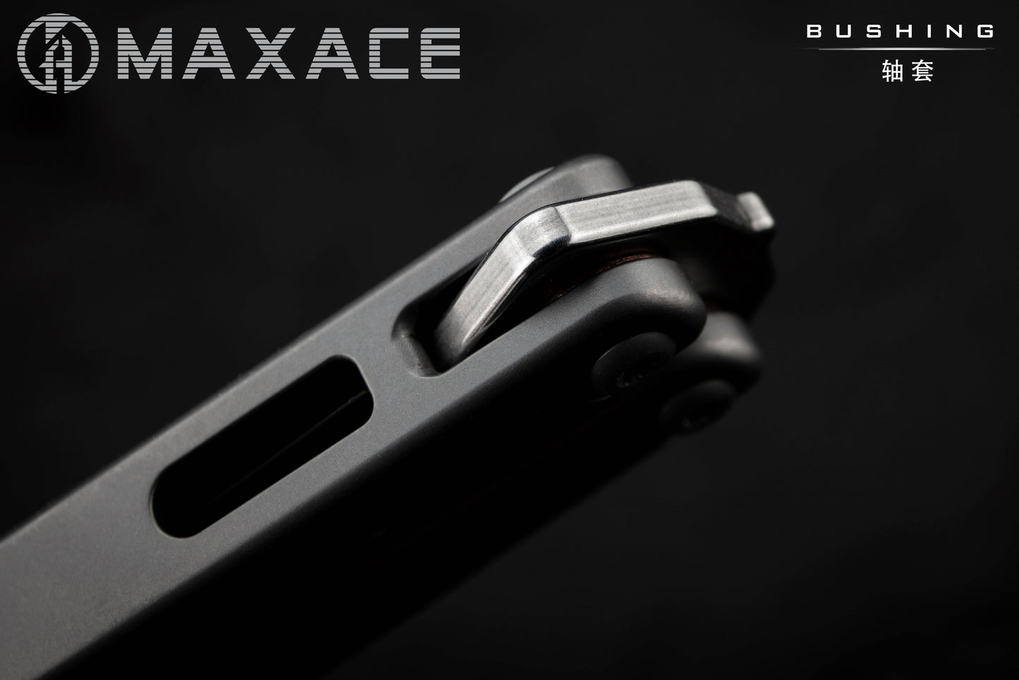 Maxace Apostle 2.0 M390 Steel Blade Integral Titanium Handles Pinless