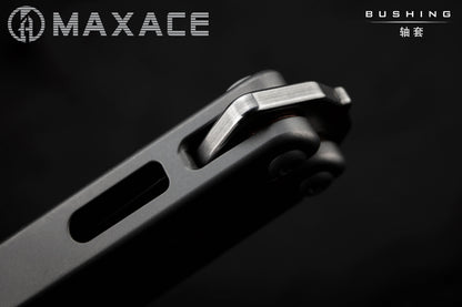 Maxace Apostle 2.0 M390 Steel Blade Integral Titanium Handles Pinless