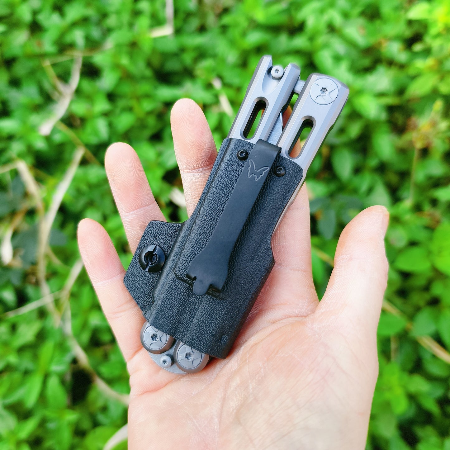 Baliplus BM85/BM82 Balisong Clone Titanium Alloy Handle VG-10 Stainless Steel Blade Double Sided KVT Structure