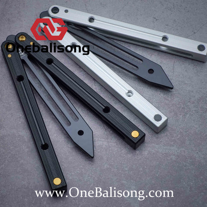 Baliplus Squidtrainer V4 Balisong Clone 7075 Aluminum Alloy Handle Stainless Steel Blade Bushing