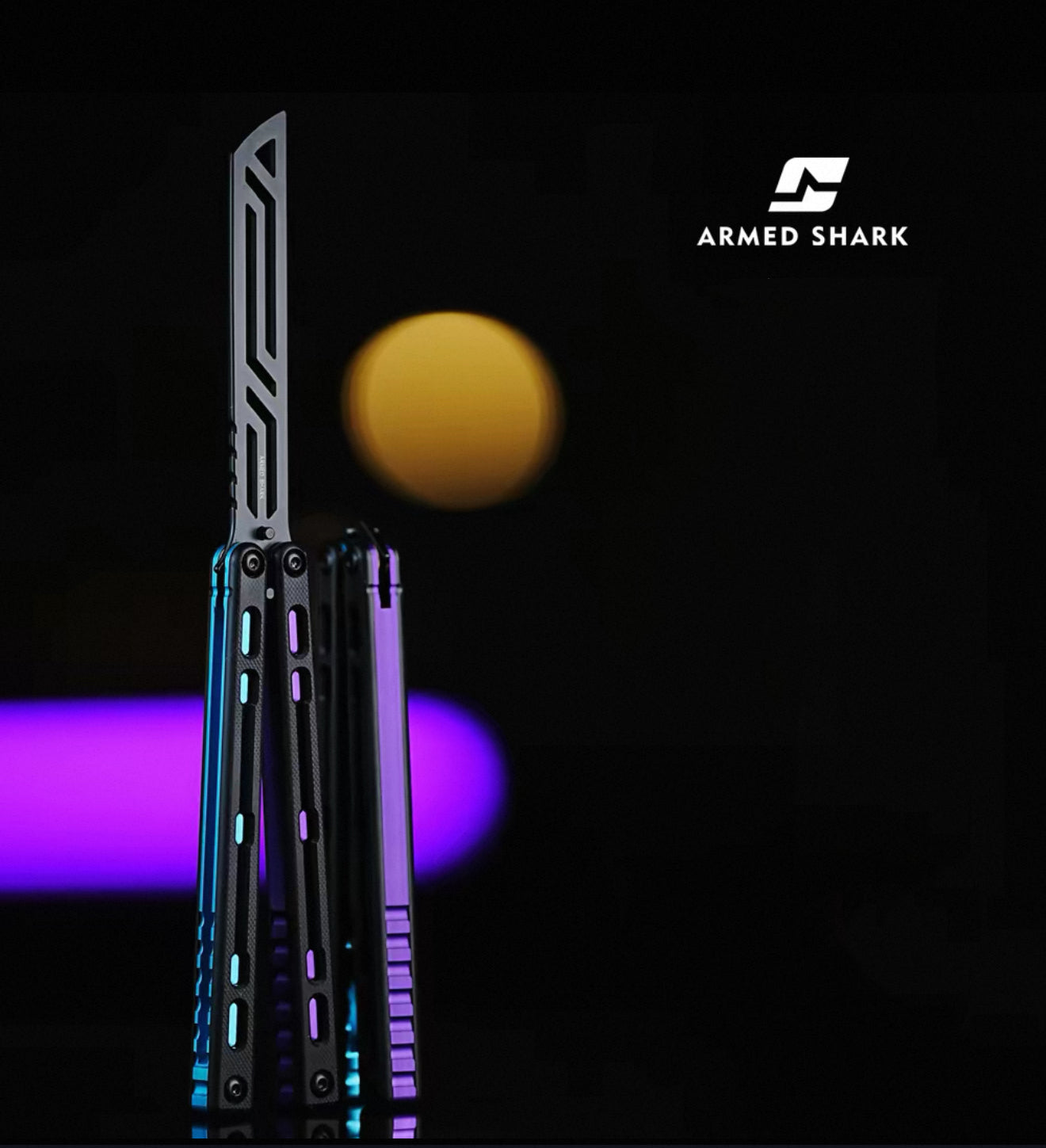 ARMED SHARK Nautilus V2 Clone Aluminum alloy handle stainless steel blade Bushing