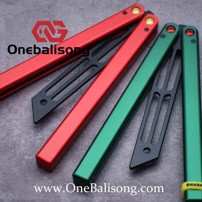 ARMED SHARK Triton V2 Balisong clone Aluminum alloy handle stainless steel blade Bushing