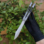 Baliplus Sandwich AB BRS chAB Balisong Clone TC4 Titanium Alloy Handle VG10 Stainless steel Blade Bushings