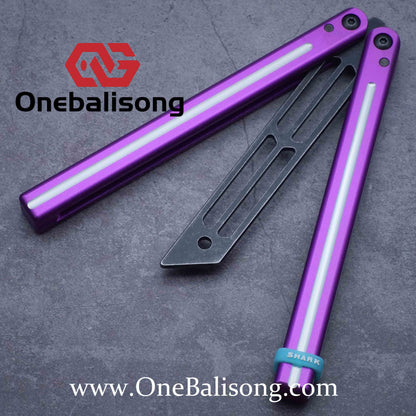 ARMED SHARK Triton V2 Balisong clone Aluminum alloy handle stainless steel blade Bushing