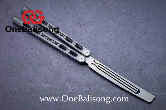 MXNIUM pounce Titanium handle stainless steel blade bearing