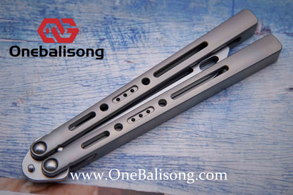 ARMED SHARK sentry clone Titanium handle stainless steel blade Bushing