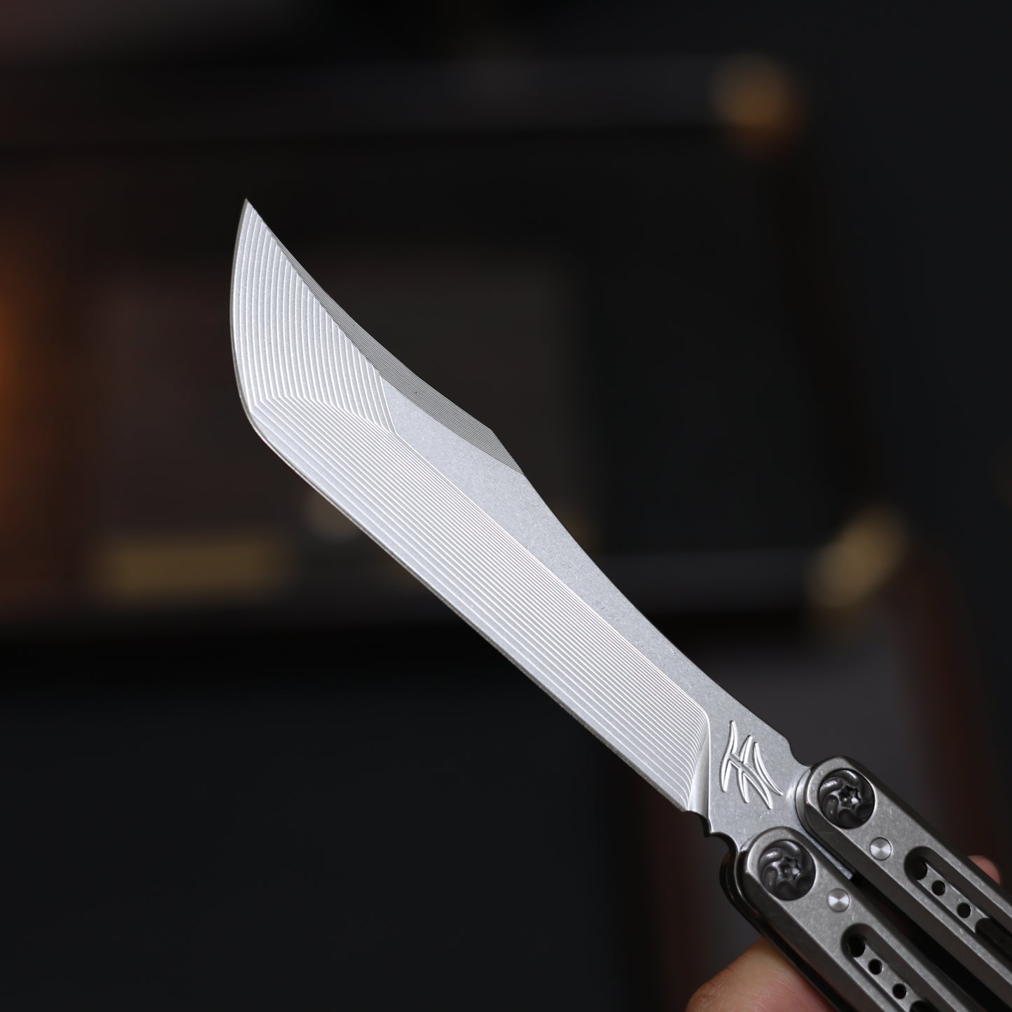 Baliplus Medusa Clone Balisong TC4 Titanium Alloy Handle VG10 Stainless Steel Blade Bushing