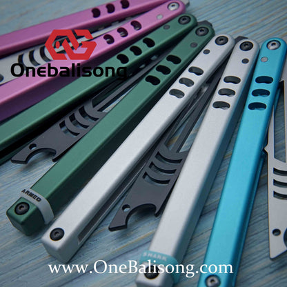 ARMED SHARK V5 Madko Clone Aluminum alloy handle stainless steel Trainer blade One-piece structure Bushing