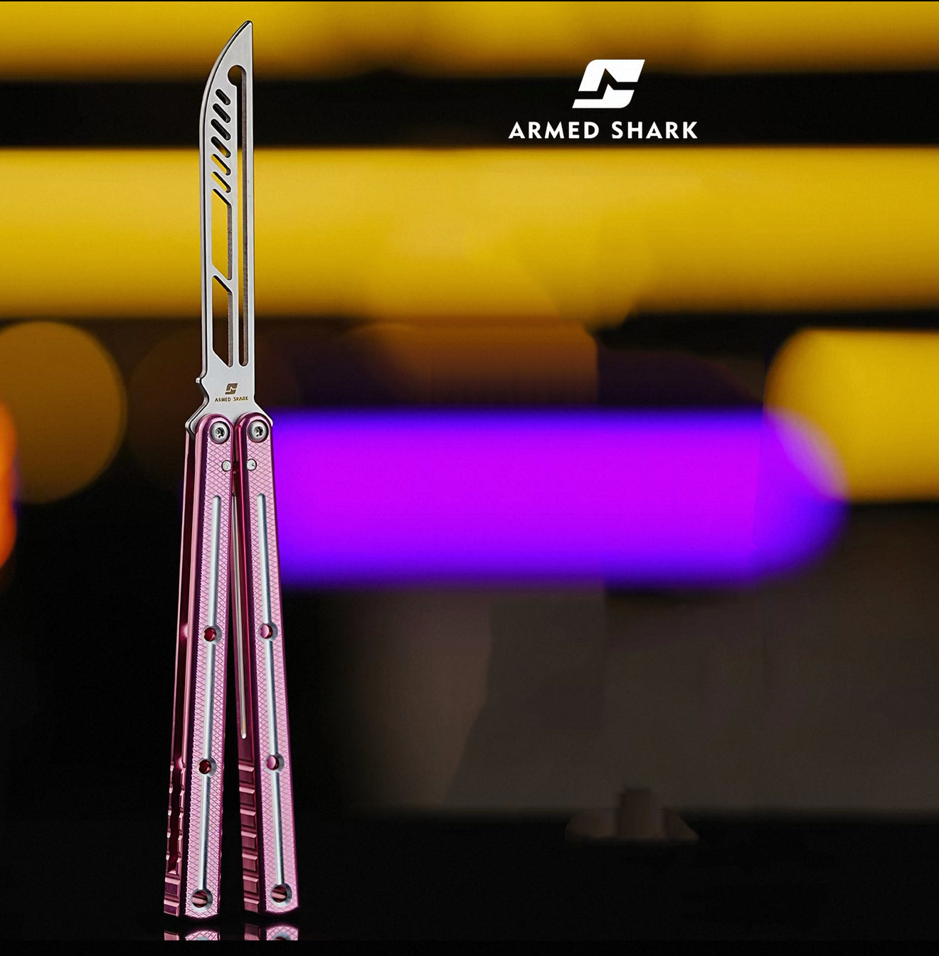 ARMED SHARK kraken v3 clone Seven series aluminum alloy handle stainless steel Trainer blade Bushings