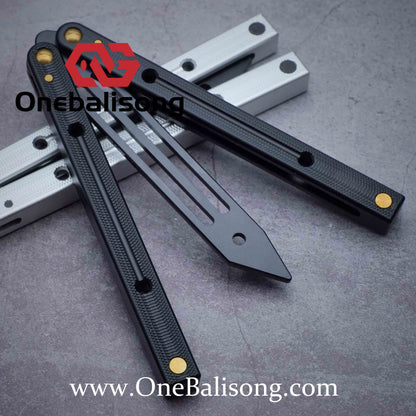 Baliplus Squidtrainer V4 Balisong Clone 7075 Aluminum Alloy Handle Stainless Steel Blade Bushing