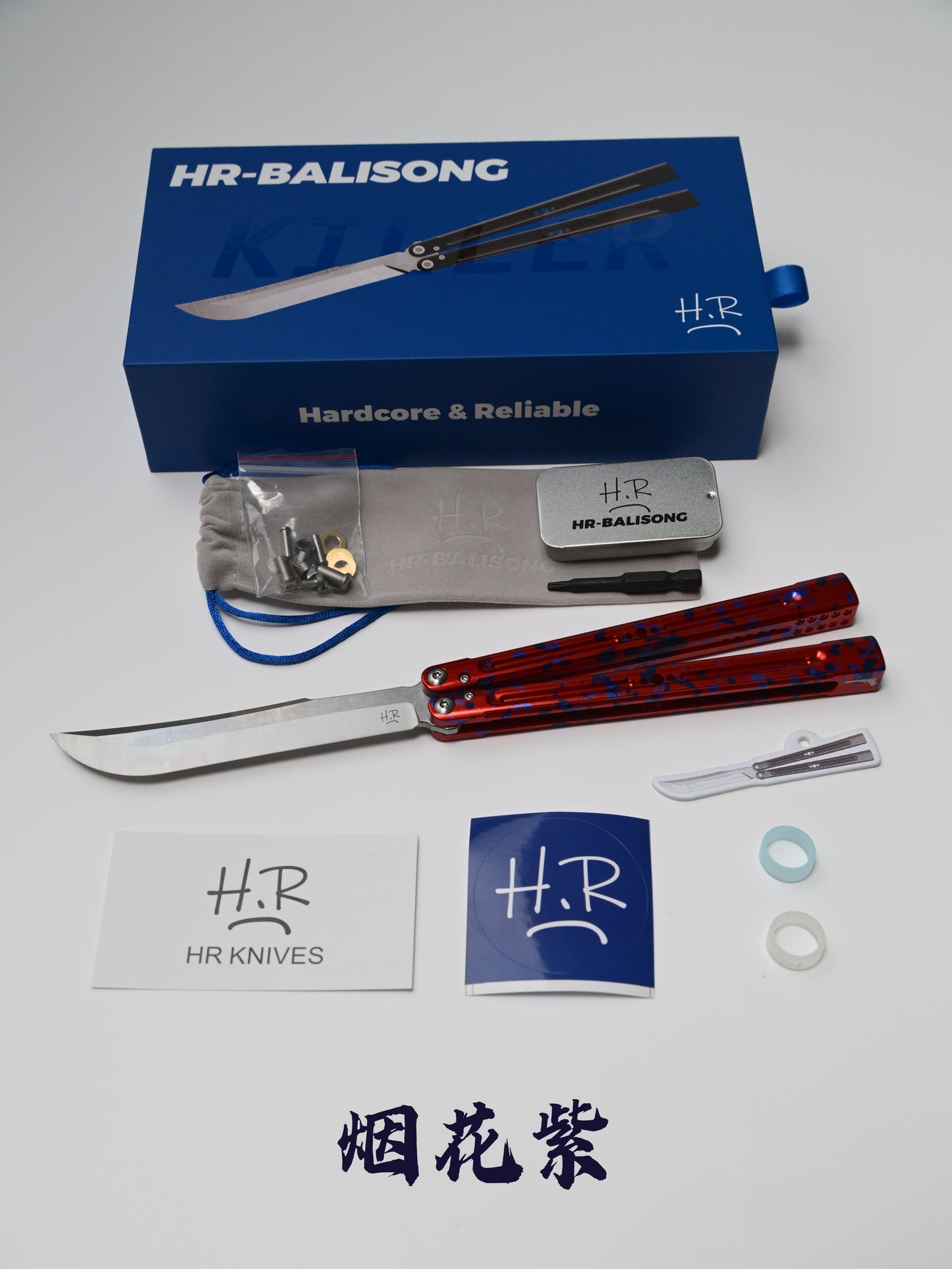 HR Killer Seven series aluminum Handle vg10 Blade integrated+traditional shaft sleeve