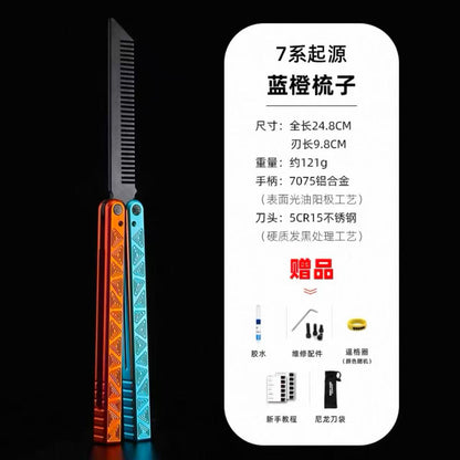 ARMED SHARK Glidr/origin clone Aluminum alloy handle stainless steel blade bushing