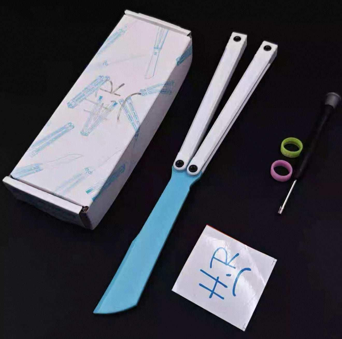 HR flood dragon Balisong Plastic Training Outdoor Safe EDC