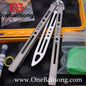 ARMED SHARK sentry clone Titanium handle stainless steel blade Bushing