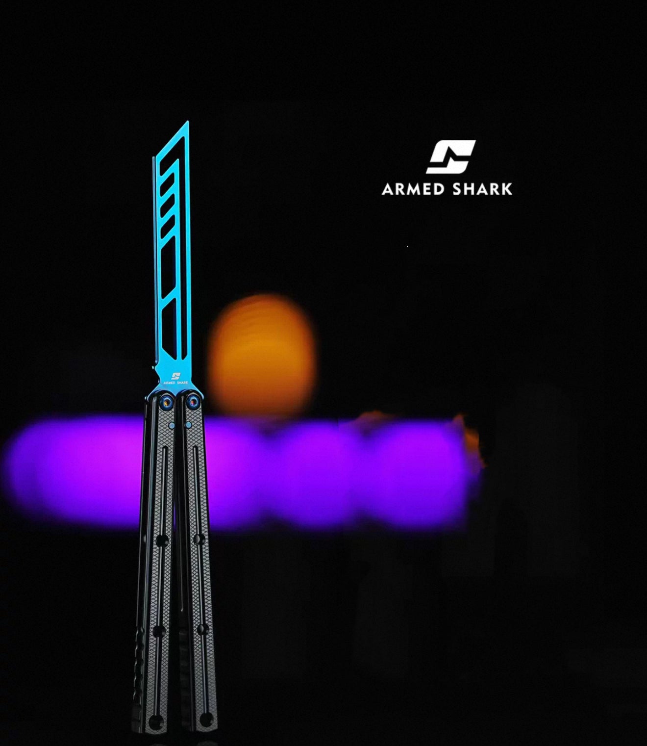 ARMED SHARK kraken v3 clone Seven series aluminum alloy handle stainless steel Trainer blade Bushings