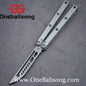 ARMED SHARK mini Kraken clone Aluminum alloy handle stainless steel blade Bushing One-piece structure