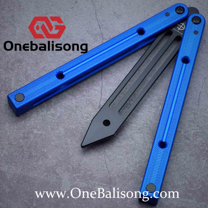 Baliplus Squidtrainer V4 Balisong Clone 7075 Aluminum Alloy Handle Stainless Steel Blade Bushing