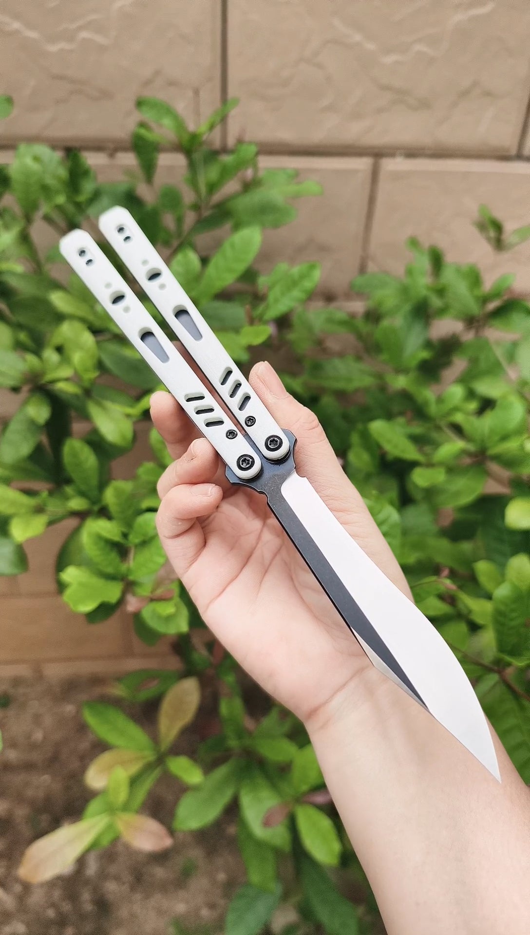 Baliplus REP Special Edition Balisong Clone G10 Patch Titanium alloy-handle stainless steel blade