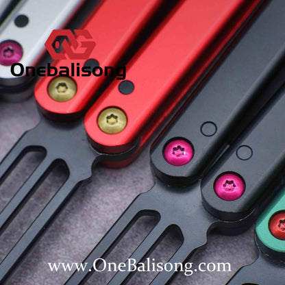 ARMED SHARK Triton V2 Balisong clone Aluminum alloy handle stainless steel blade Bushing