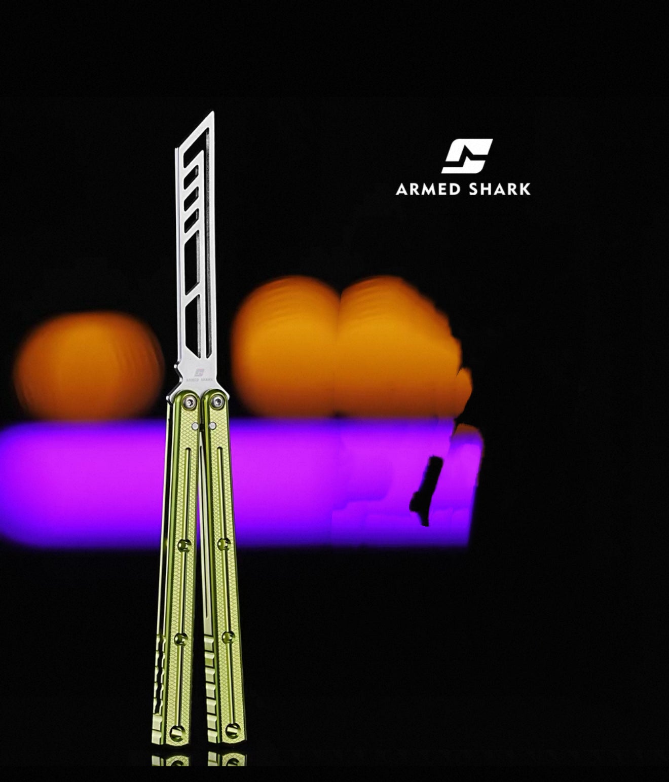 ARMED SHARK kraken v3 clone Seven series aluminum alloy handle stainless steel Trainer blade Bushings